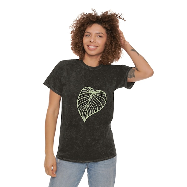 birkin leaf Unisex Mineral Wash T-Shirt