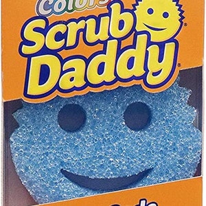Scrub Daddy Smiling Scrubber, Grey - Scratch-Free Multipurpose