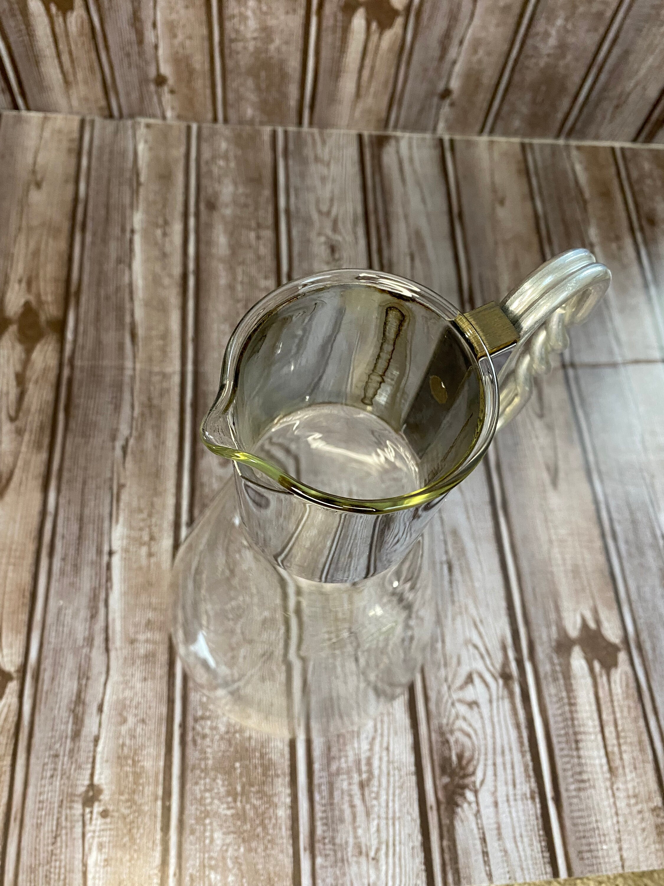 Vintage Corningware Heat Proof Glass Carafe With Stand. Etsy