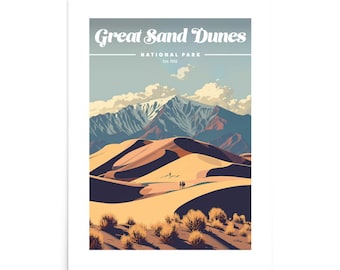 Great Sand Dunes Nationalpark Poster