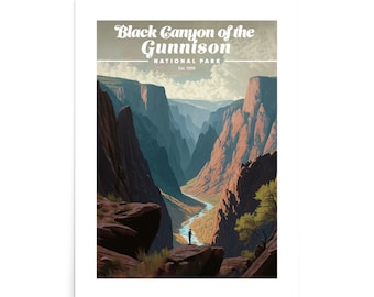 Black Canyon of the Gunnison National Park Poster