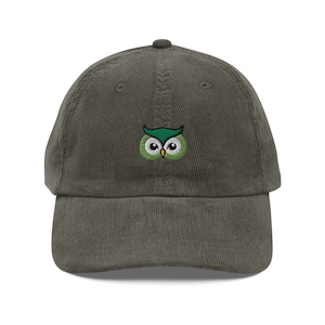 Owl Vintage Corduroy Cap