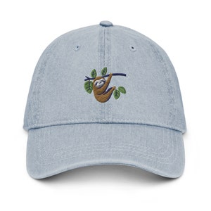 Sloth Denim Hat