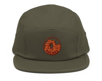 Gorra de cinco paneles del Parque Nacional Arches