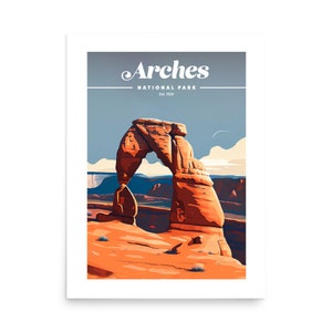 Cartel del Parque Nacional Arches
