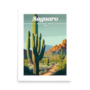Saguaro Nationalpark Poster