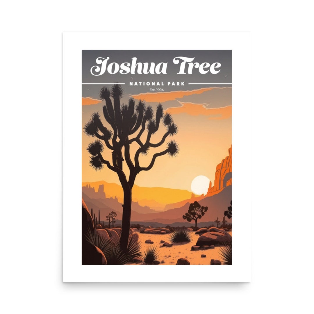 Joshua Tree National Park Poster - Etsy