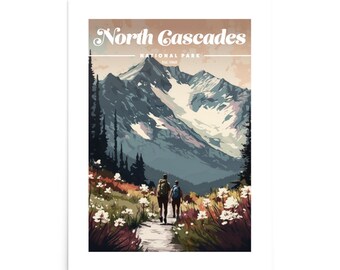 Noord Cascades Nationaal Park Poster
