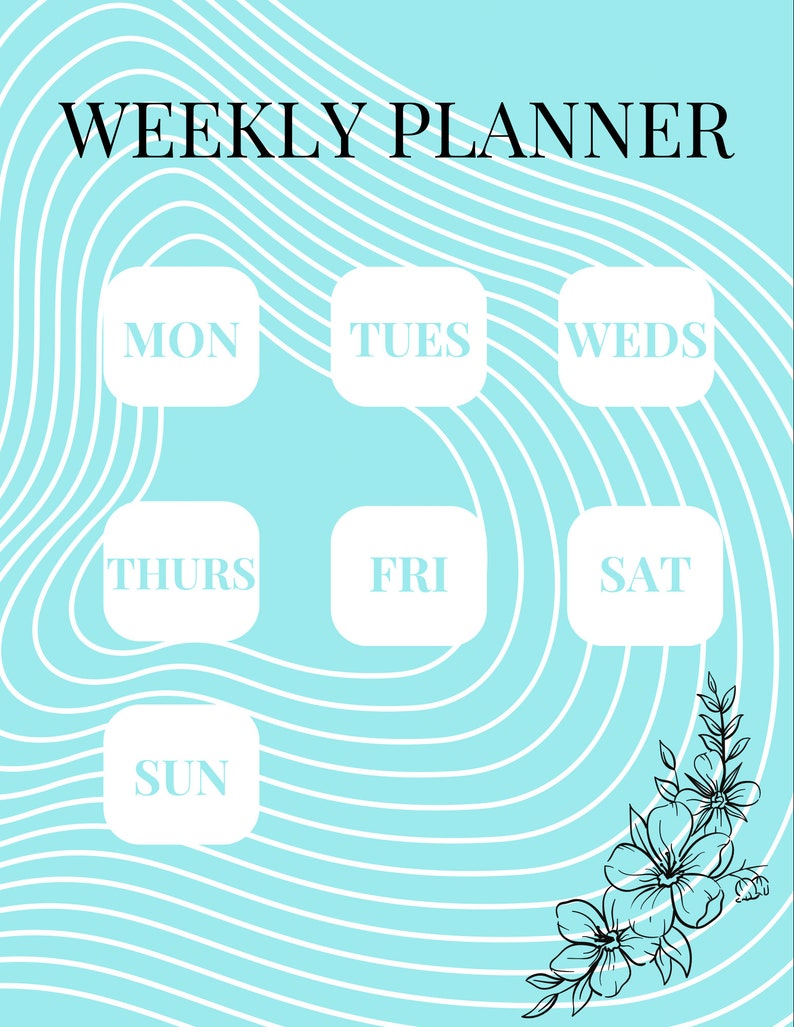 Digitial Weekly Planner image 2