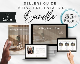 Realtor Listing Presentation: Home Seller's Guide Canva Template (Digital Download)