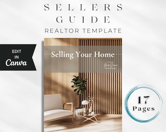 Real Estate Seller's Guide: Realtor Listing Presentation (Editable Canva Template)