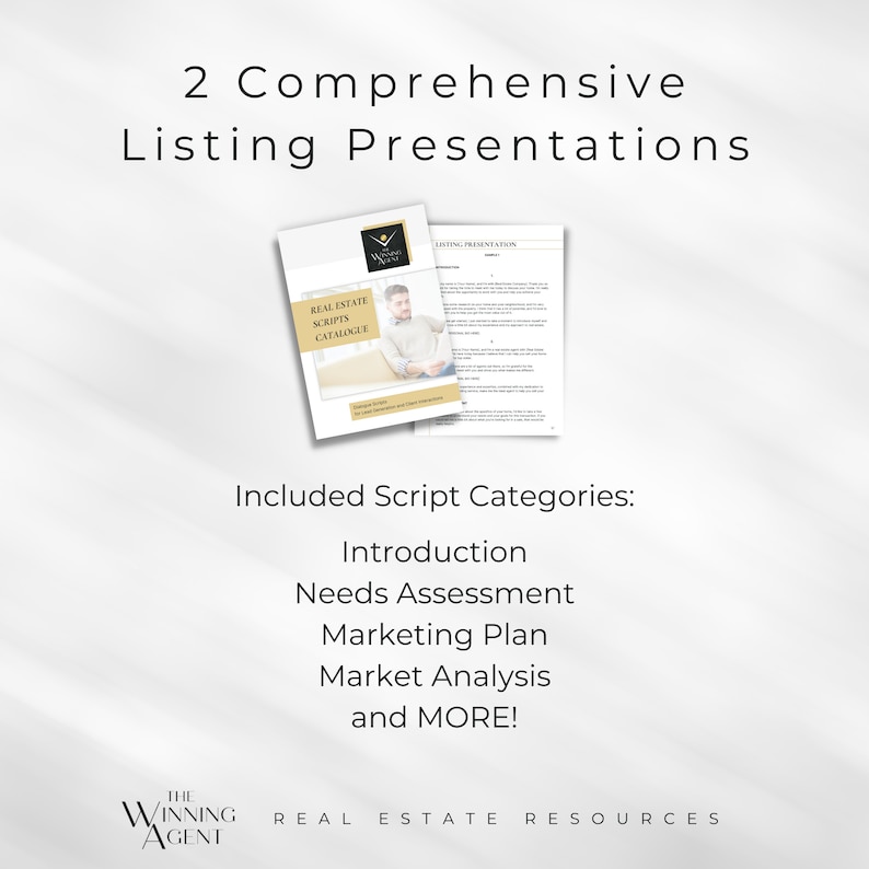 Real Estate Scripts Catalogue: 70+ Realtor Templates (PDF) - Etsy