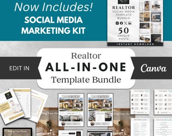 Realtor Template Bundle: Social Media, Client Guides & Realtor Forms (Digital Download)
