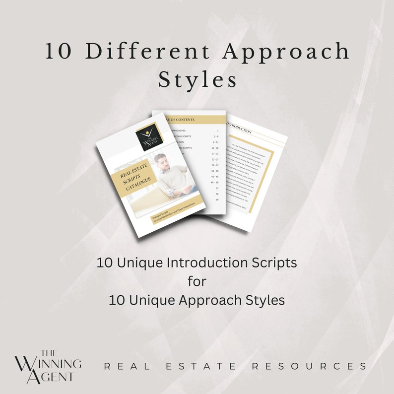 Real Estate Scripts Catalogue Printable Realtor Template Etsy