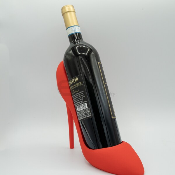 Conversation Starters High Heel Wine Bottle Holder Stylish
