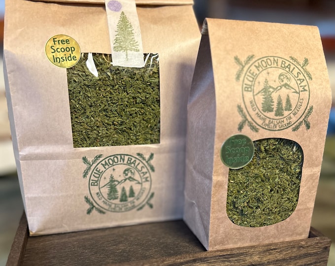 Premium Ground Wild Maine Balsam Fir Needles Etsy