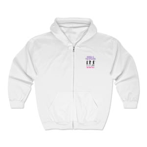 Donna & the Dynamos Full Zip Hooded Sweatshirt - Retro Style, Vintage Inspired, Mamma Mia Fan Gift, Premium Hoodie, Cozy Sweater, Pop