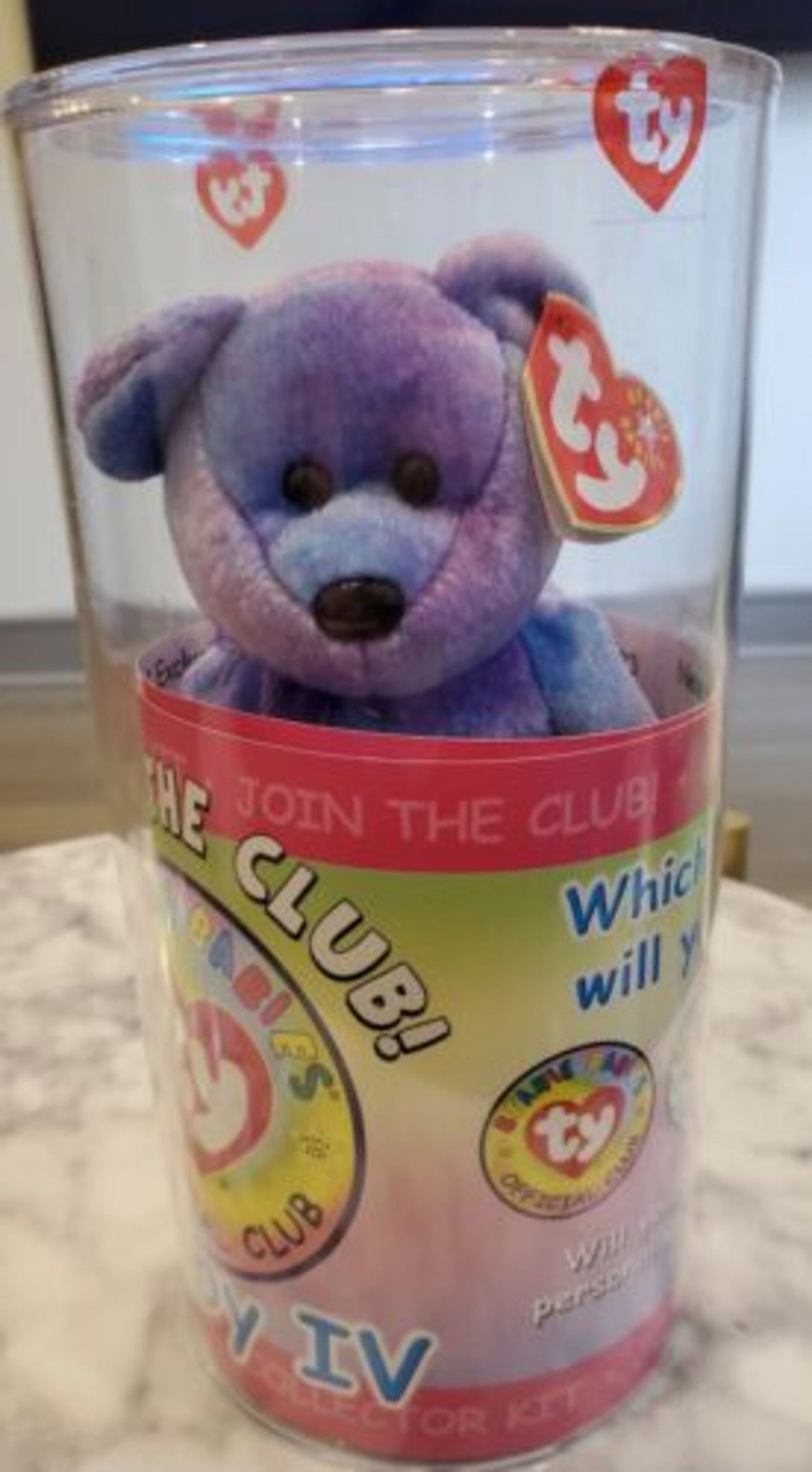 TY BEANIE Baby Official Club Collector Kit Clubby IV Bear Etsy