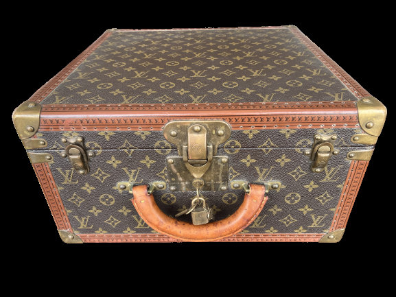 Vintage Louis Vuitton Custom Clear Acrylic LV Monogram Moët Suitcase Trunk  SALE