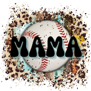 Baseball Gepard Mama Png Datei, Mama Sport SOFORTIGER DOWNLOAD, Mama Sublimation Baseball, Muttertag Geschenkideen, Baseball Png