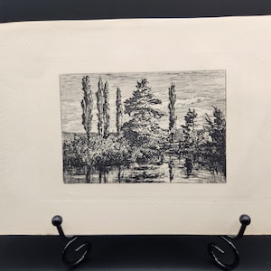 Philip Gilbert Hamerton - Landscape (Etching)