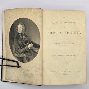 Charles Dickens - Nicholas Nickleby - First Edition 1839