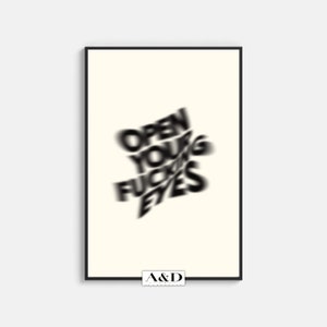 Eye Opening  | Printable Wall Art | Digital Art Print | Instant Download