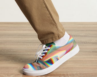 Altered Urban Jungle Men’s lace-up canvas shoes
