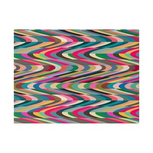 Fiesta Waves Matte Canvas, Stretched, 0.75&quot;