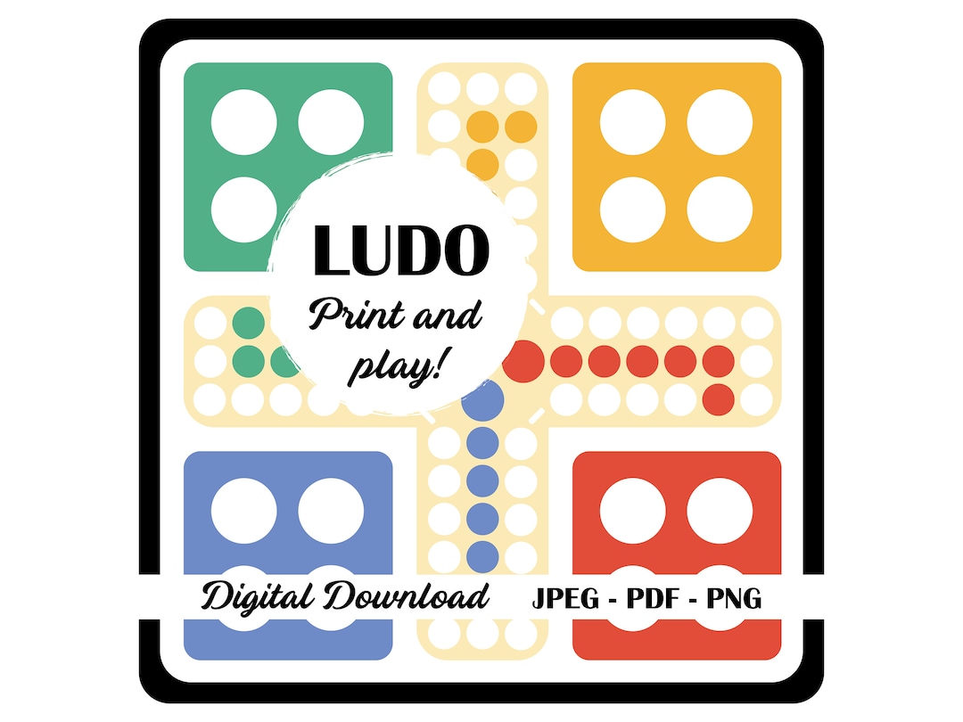 Premium Vector  Ludo game board toys for kids ready to print