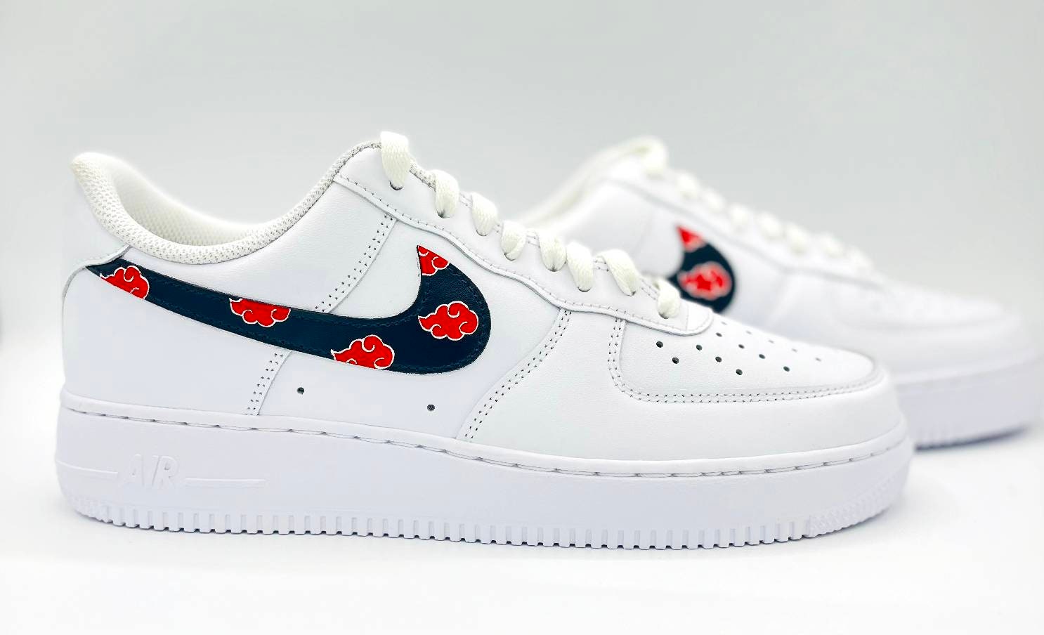 Custom AIR FORCE 1 Supreme - Blackest (with red soles) – TA Customs