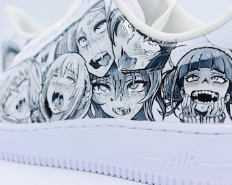 Nike AF1 Anime Nike Air Force Custom Ahegao