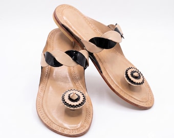 Handmade Leather Kolhapuri Sandals for Women