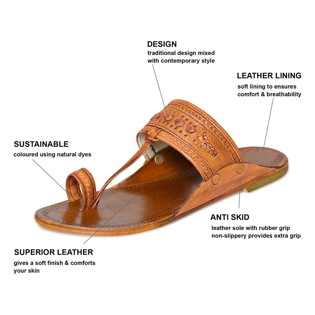 Flip Flops Kolapuri Sleeper For Men Chappal Men Kolhapuri Sandal