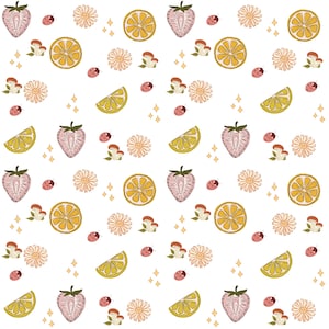 Seamless pattern SVG “Fruits & things”