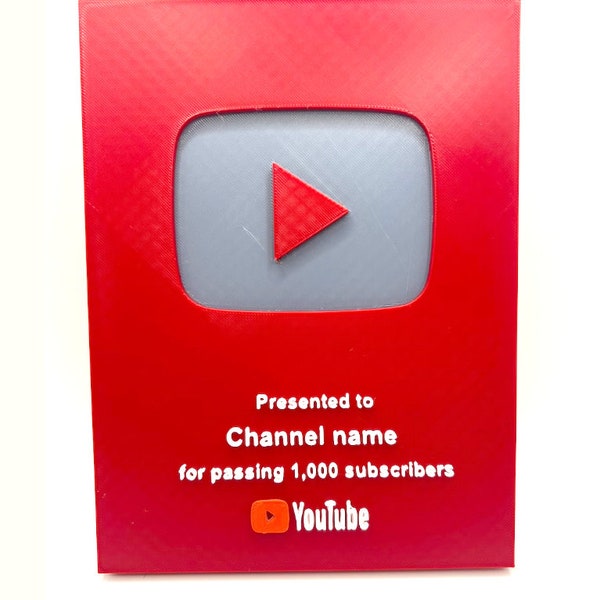 Custom Play Button Etsy Custom Play Button Etsy