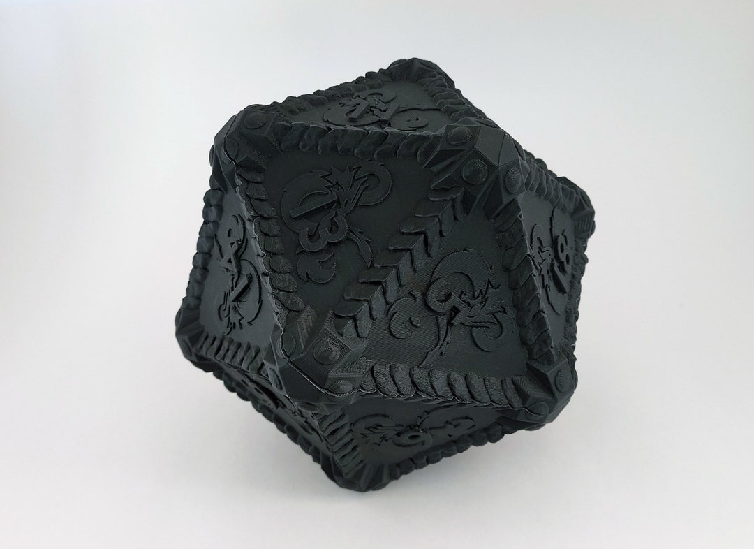 D20 Popcorn Bucket 3D Printed Etsy