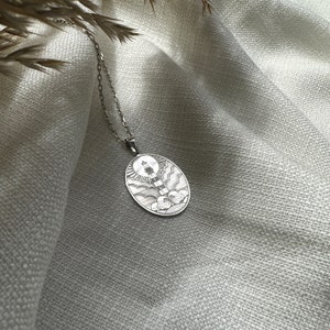 Lighthouse Necklace, Handcrafted Beacon Watchtower Pendant, Tower of Hercules, Groomsman Gifts