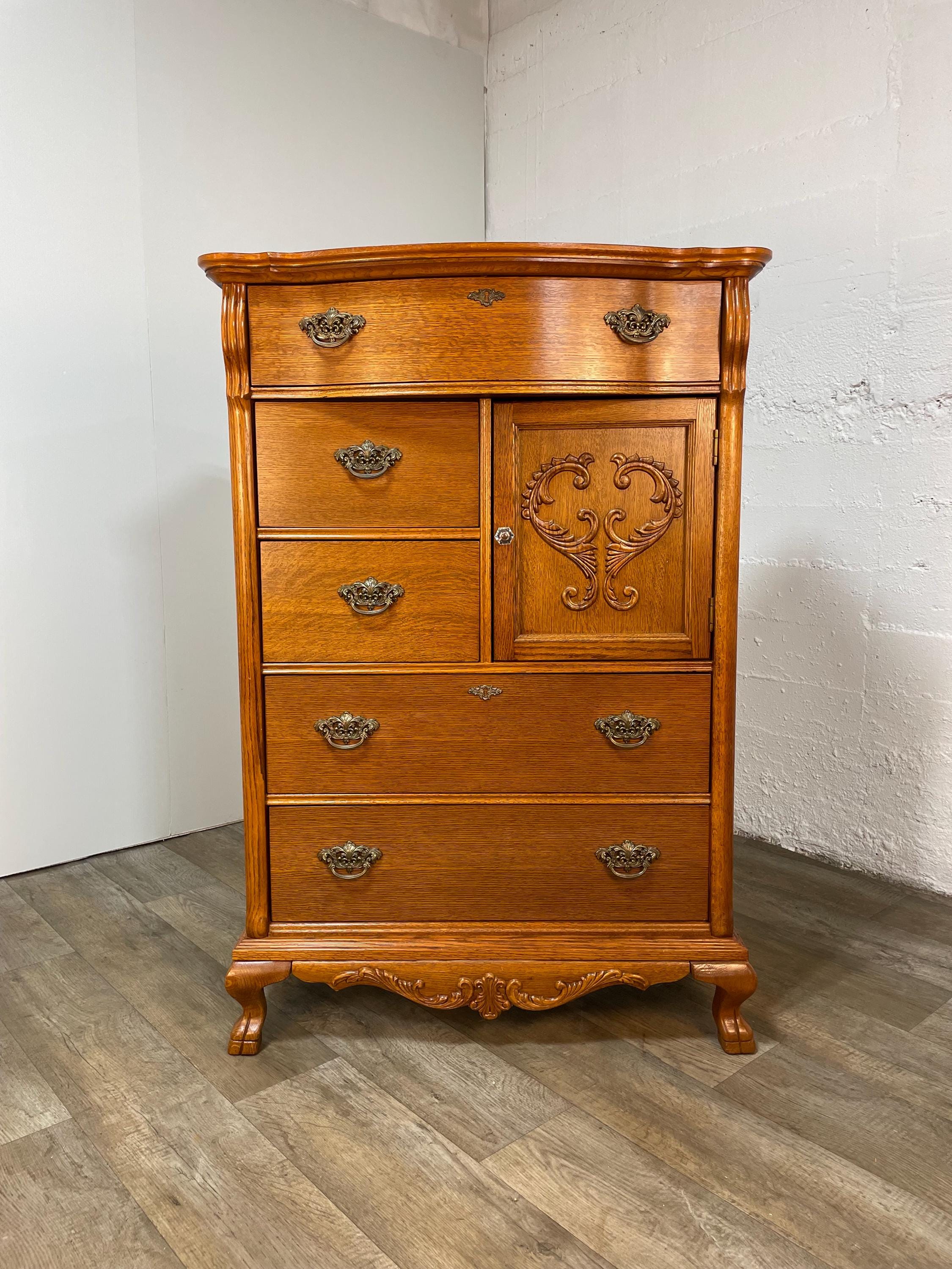 最終値下　FILM Bed side chest 1960s Lexington Furniture Door Chest Victorian Sampler Collection 391