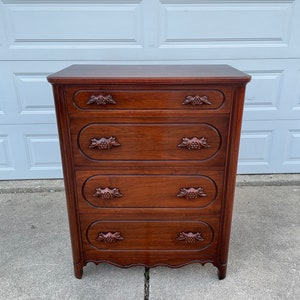 Davis Cabinet Co Lillian Russell Solid Walnut Chest of Drawers