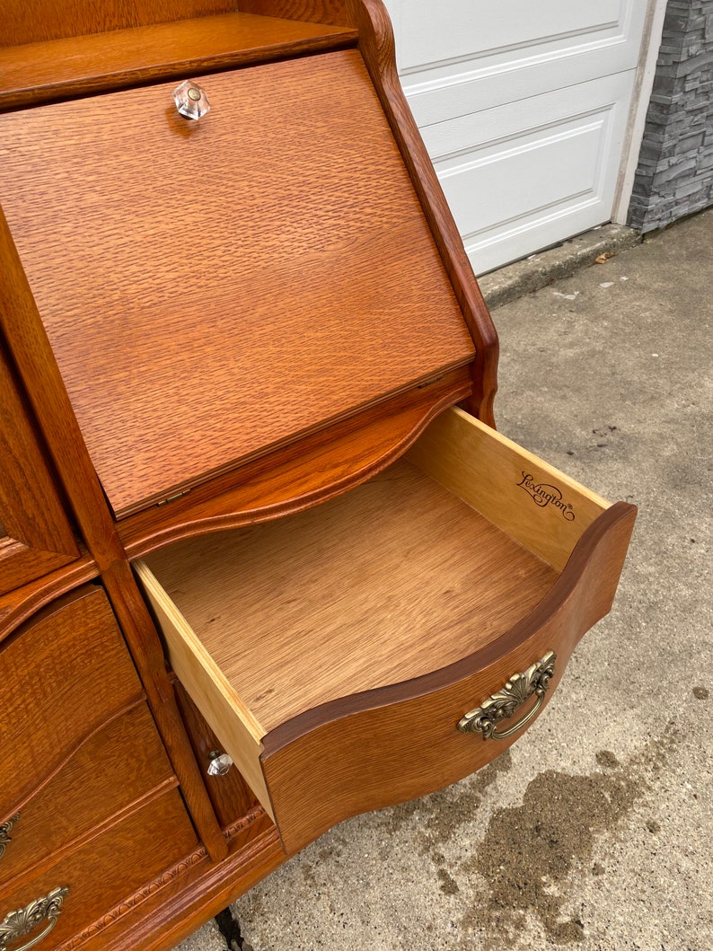 Lexington Furniture Victorian Sampler Collection Side by Side Vanity Chest Etsy