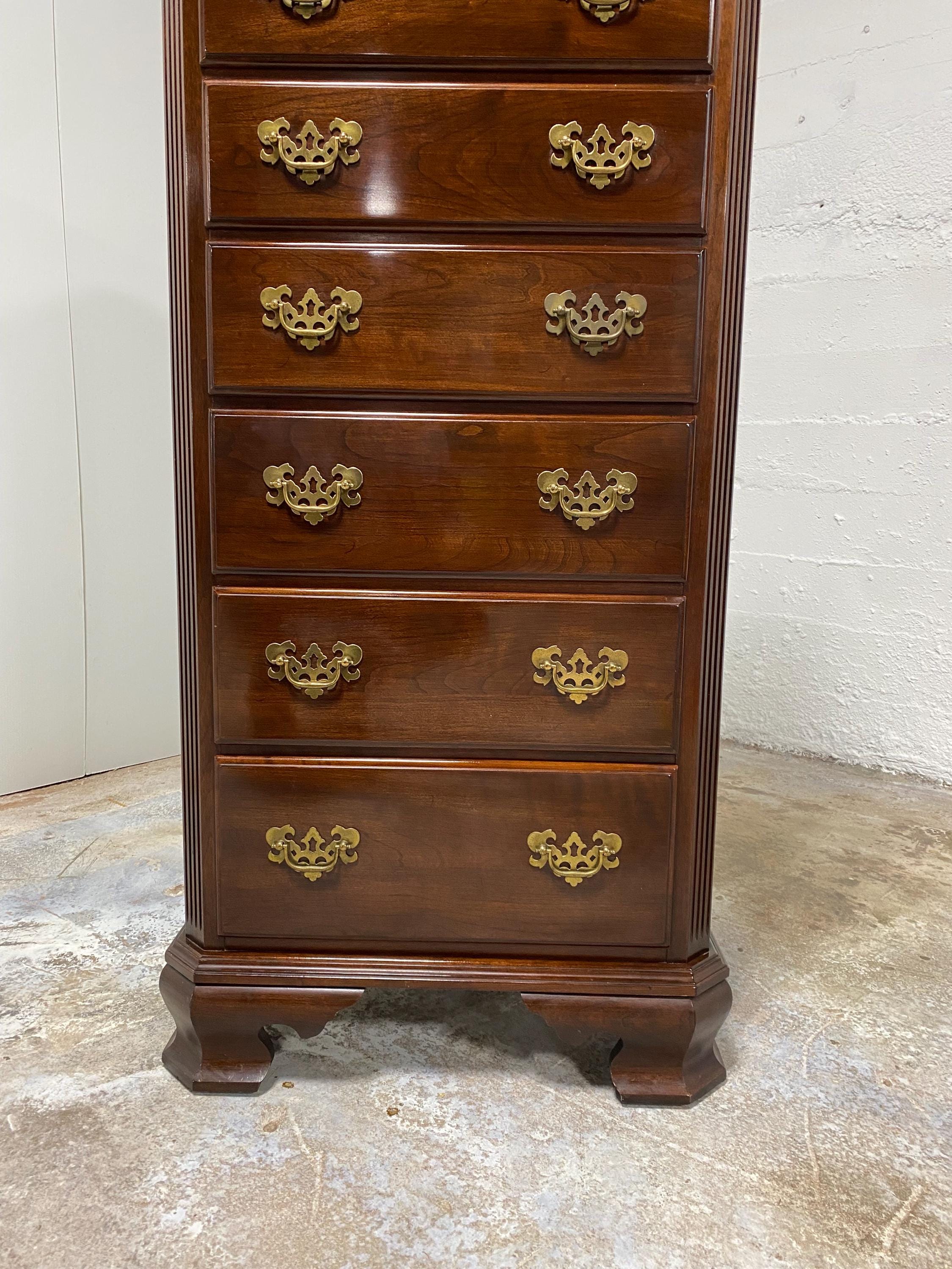 Ethan Allen Georgian Court Collection Solid Cherry Lingerie Chest