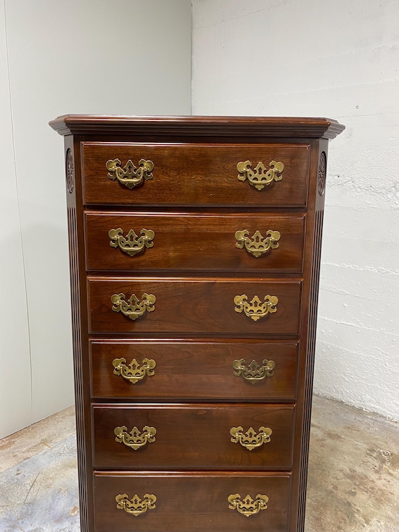 Ethan Allen Georgian Court Collection Solid Cherry Lingerie Chest