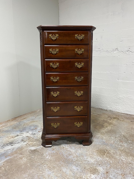 Ethan Allen Georgian Court Collection Solid Cherry Lingerie Chest