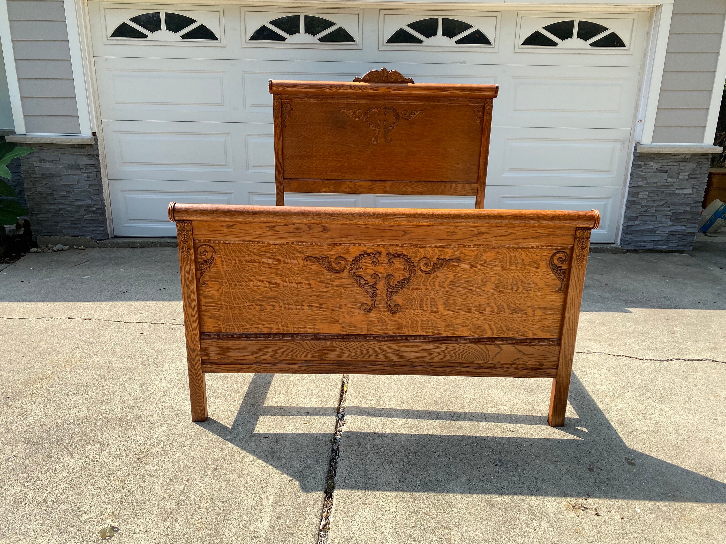 Lexington Furniture Victorian Sampler Roll Top Panel Queen Bed Etsy