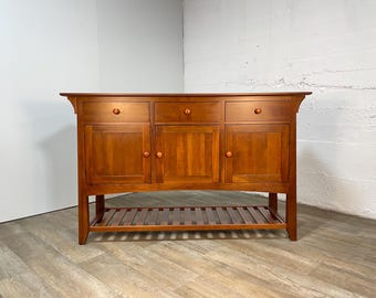 Ethan Allen American Impressions Collection Cherry Wood Sideboard Server Buffet