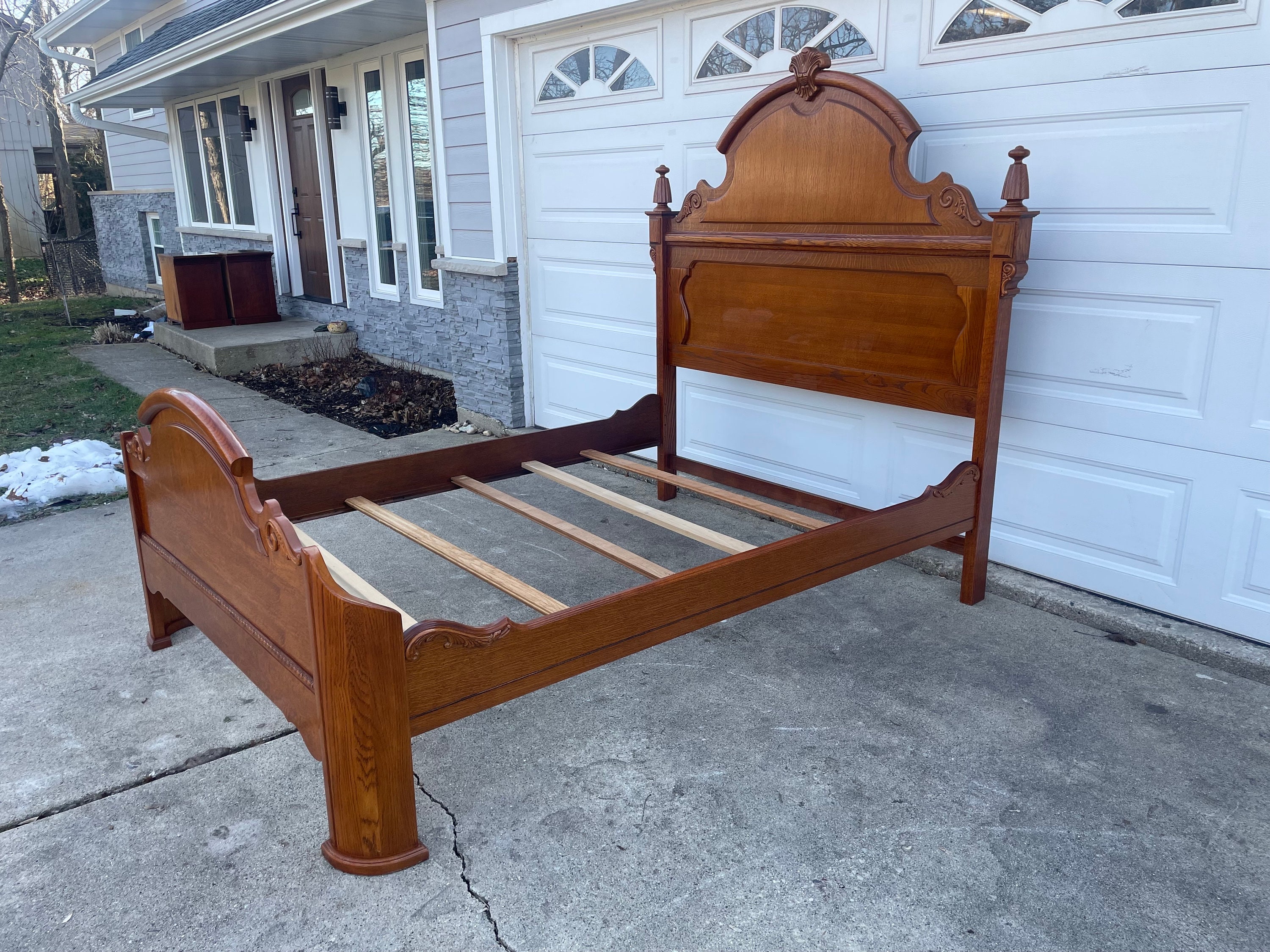 Lexington Furniture Victorian Sampler Collection Mansion Queen Size Bed Etsy