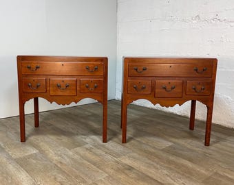 Bob Timberlake Lexington Furniture Solid Cherry Bedside Tables Nightstands