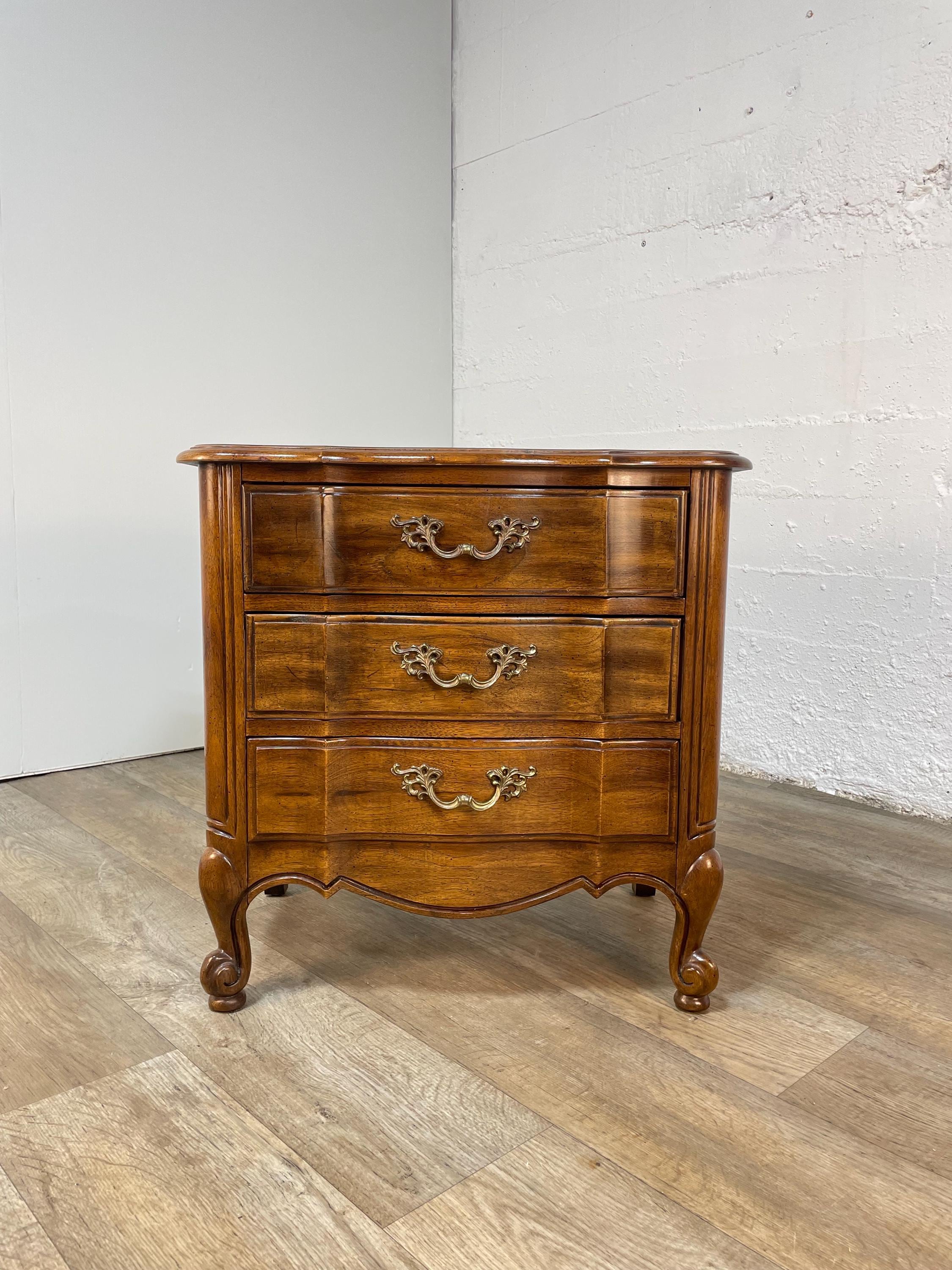 送料込み　vintage thomasville ナイトテーブル Pair Thomasville Villa Soleil Collection Marble Top Night Chests