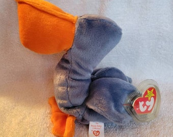 Scoop the Pelican - TY Beanie Baby 1996 / Vintage - Retirado